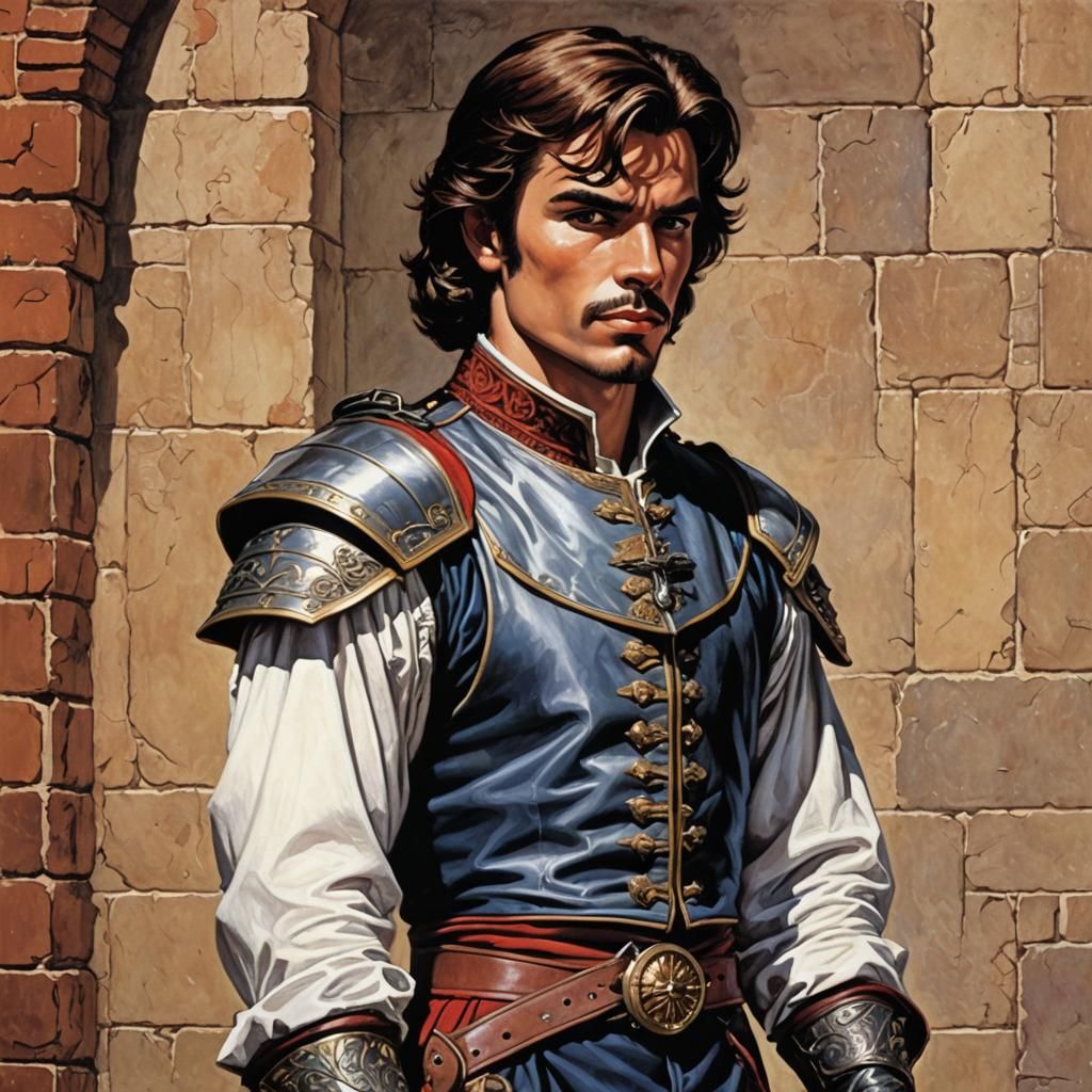 Tybalt: A Dynamic Comic Book Character Portrait