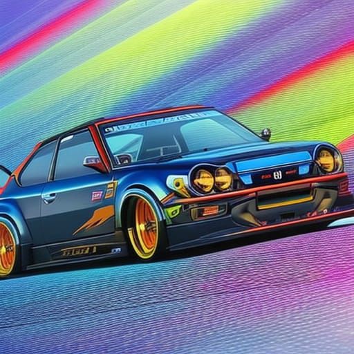 Hyperrealistic Colorful Image with Intricate Detail