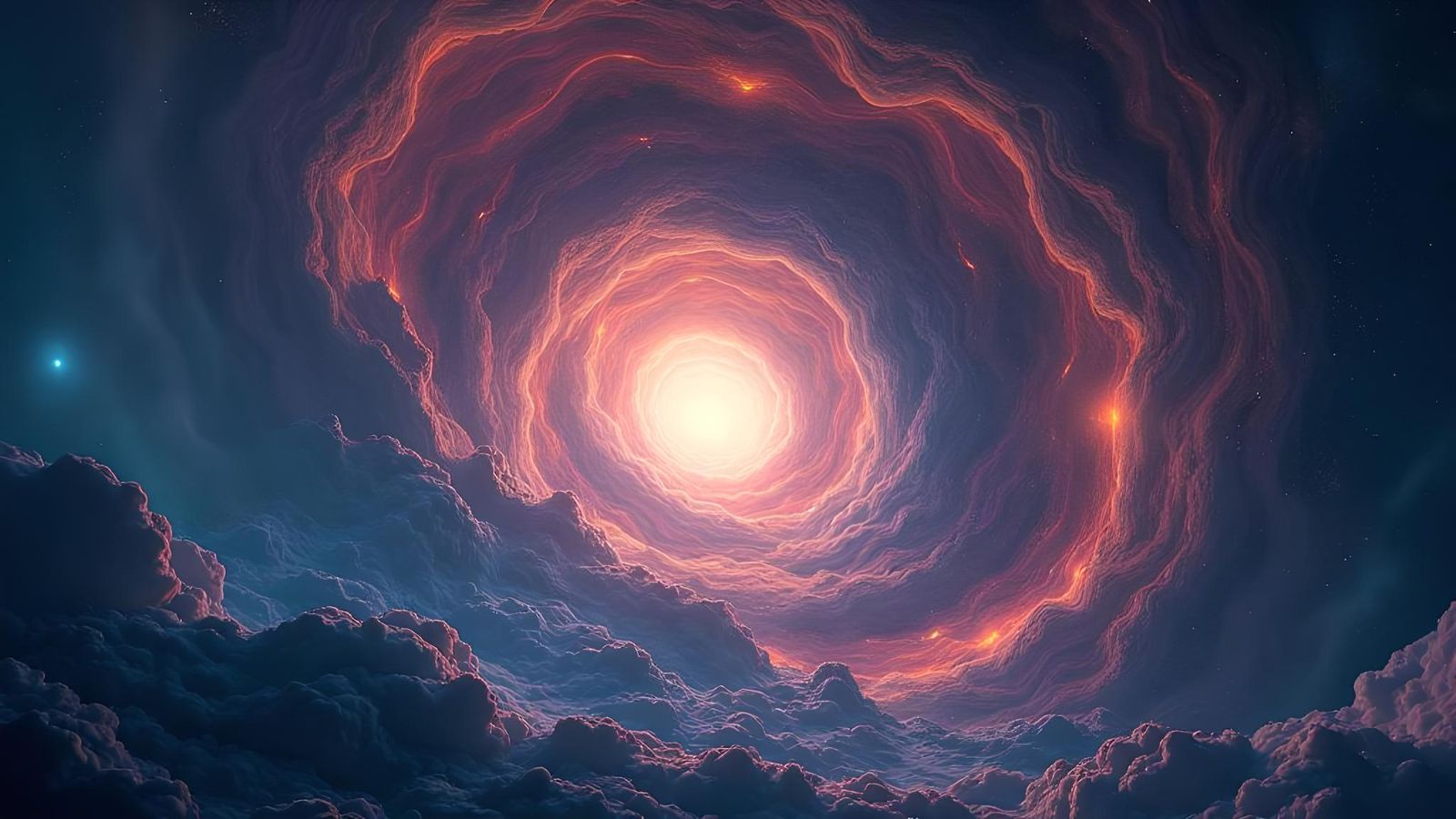 Cosmic Wormhole Journey Through Space-Time