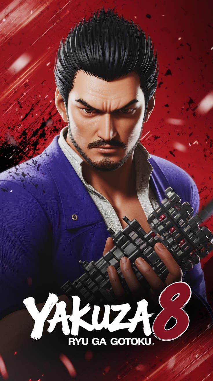 Ryu Ga Gotoku Studio's Yakuza 8 Game Cover Art