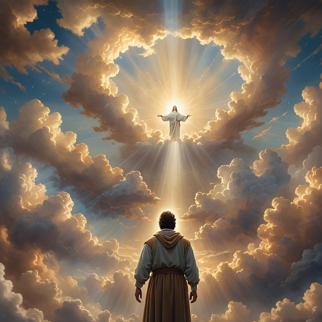 God in Golden Clouds, Divine Light, Luminism