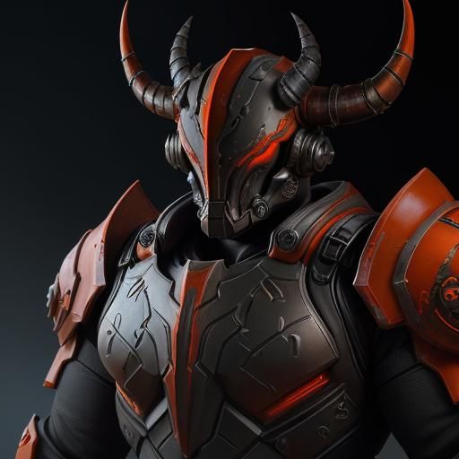 Midwestern Brotherhood Power Armor with Horned Helmet