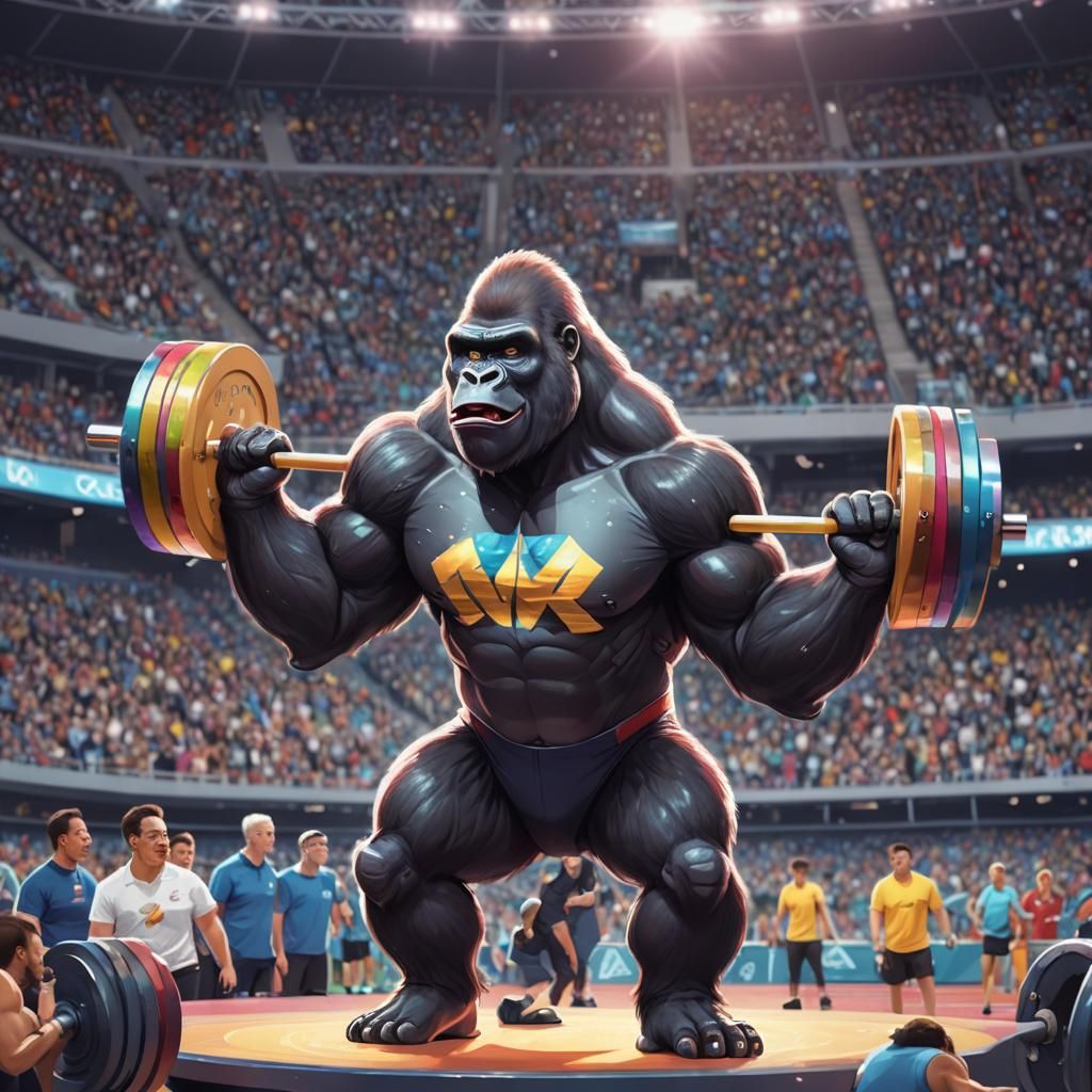 Pixar Gorilla Cartoon at the Olympics