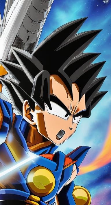 Dragonfly Mecha with Goku Hair FunkoPOP