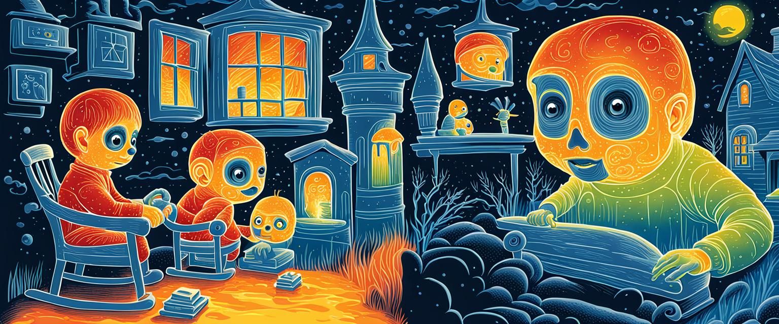 Thermal Imaging Storybook Illustration