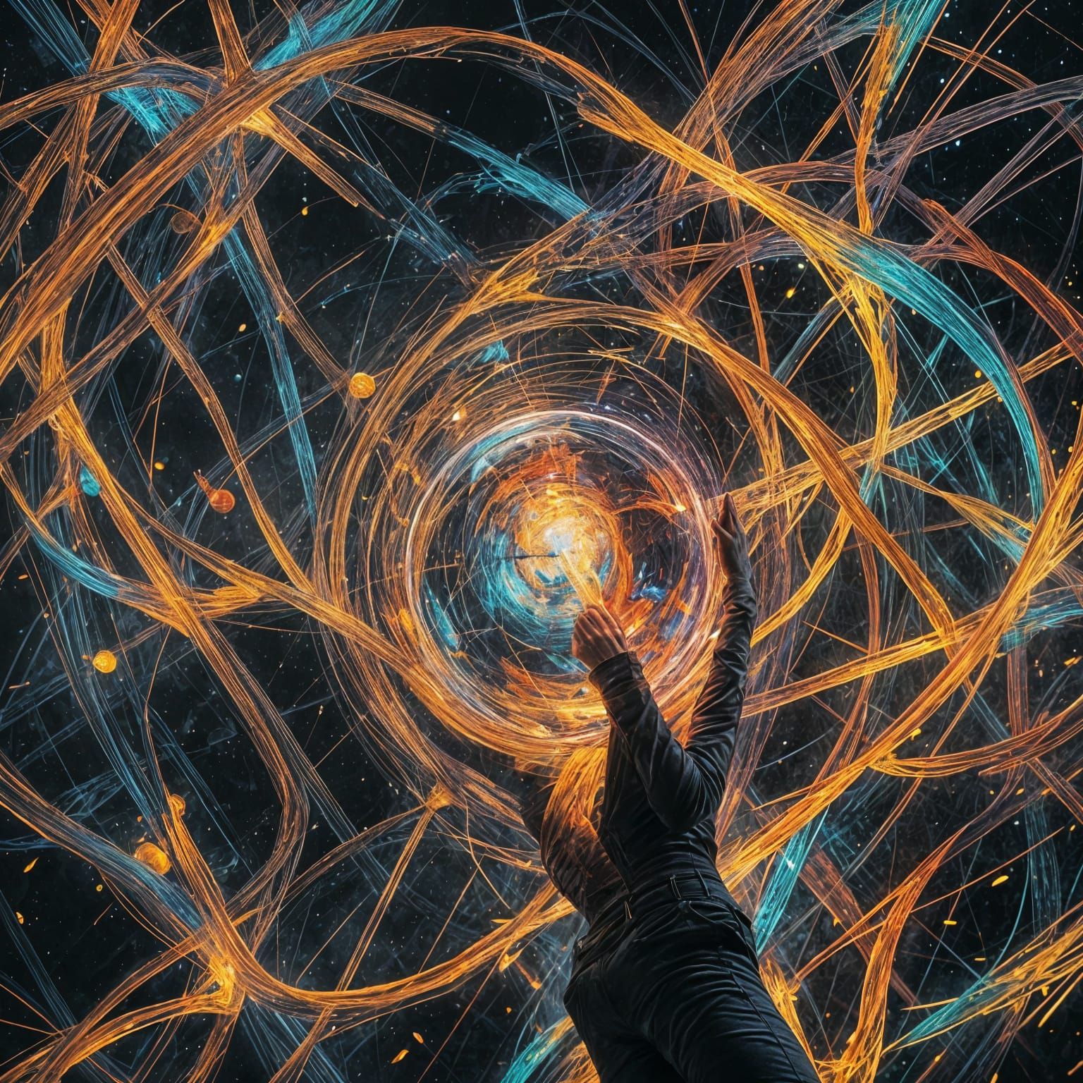 AI Generated Random Objects Composition