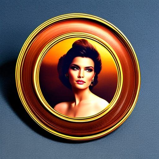 White Horse Mandala by River, Digital Illustration