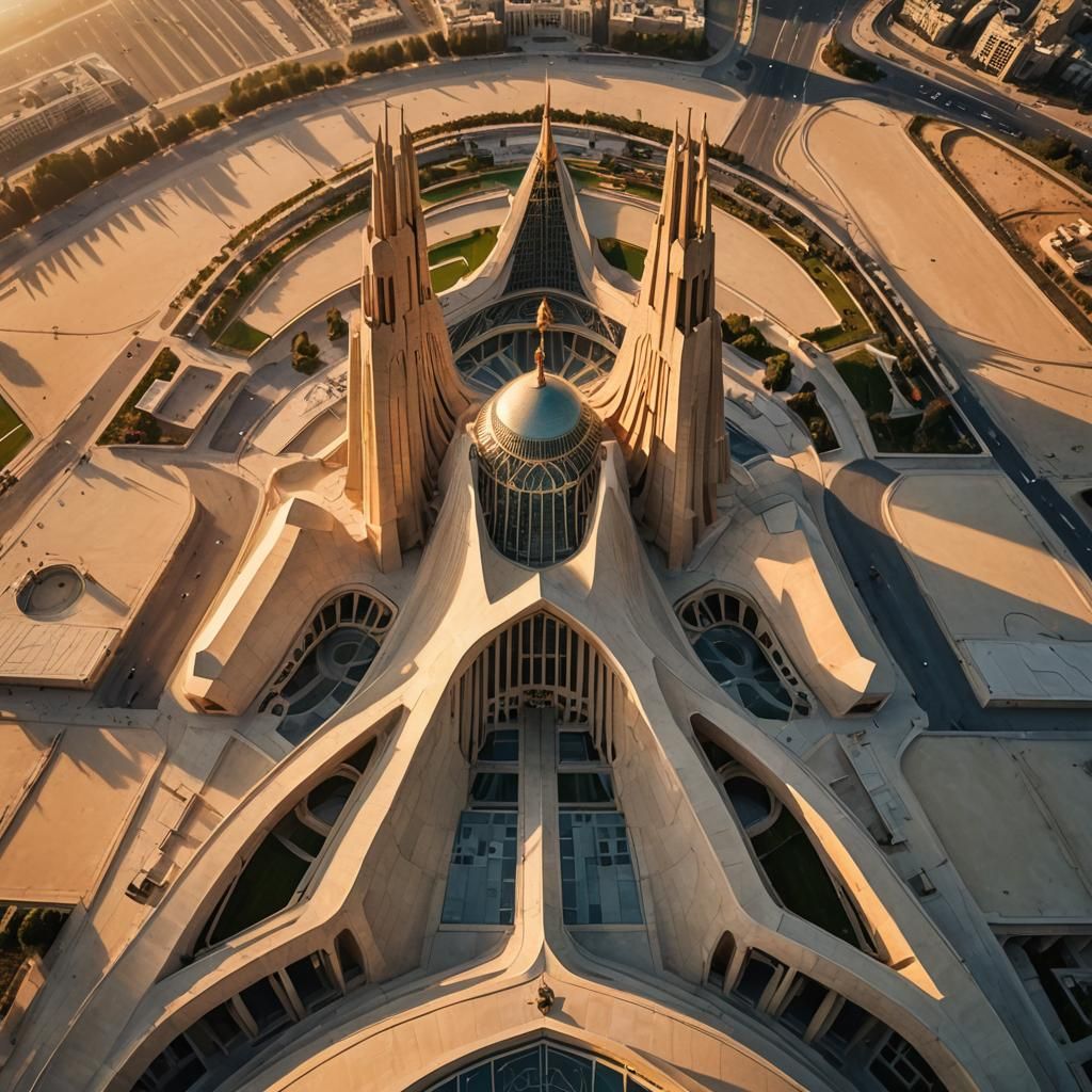 Azadi Tower in Art Deco style