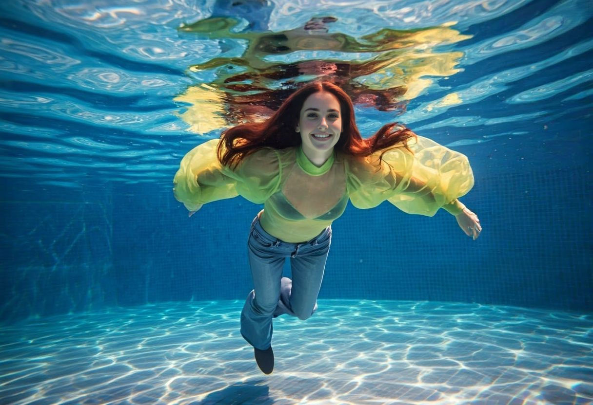 Sun-Kissed Water Goddess in Summer Bliss
