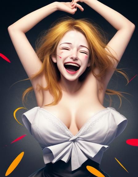 AI Generated Image of Ecstasy