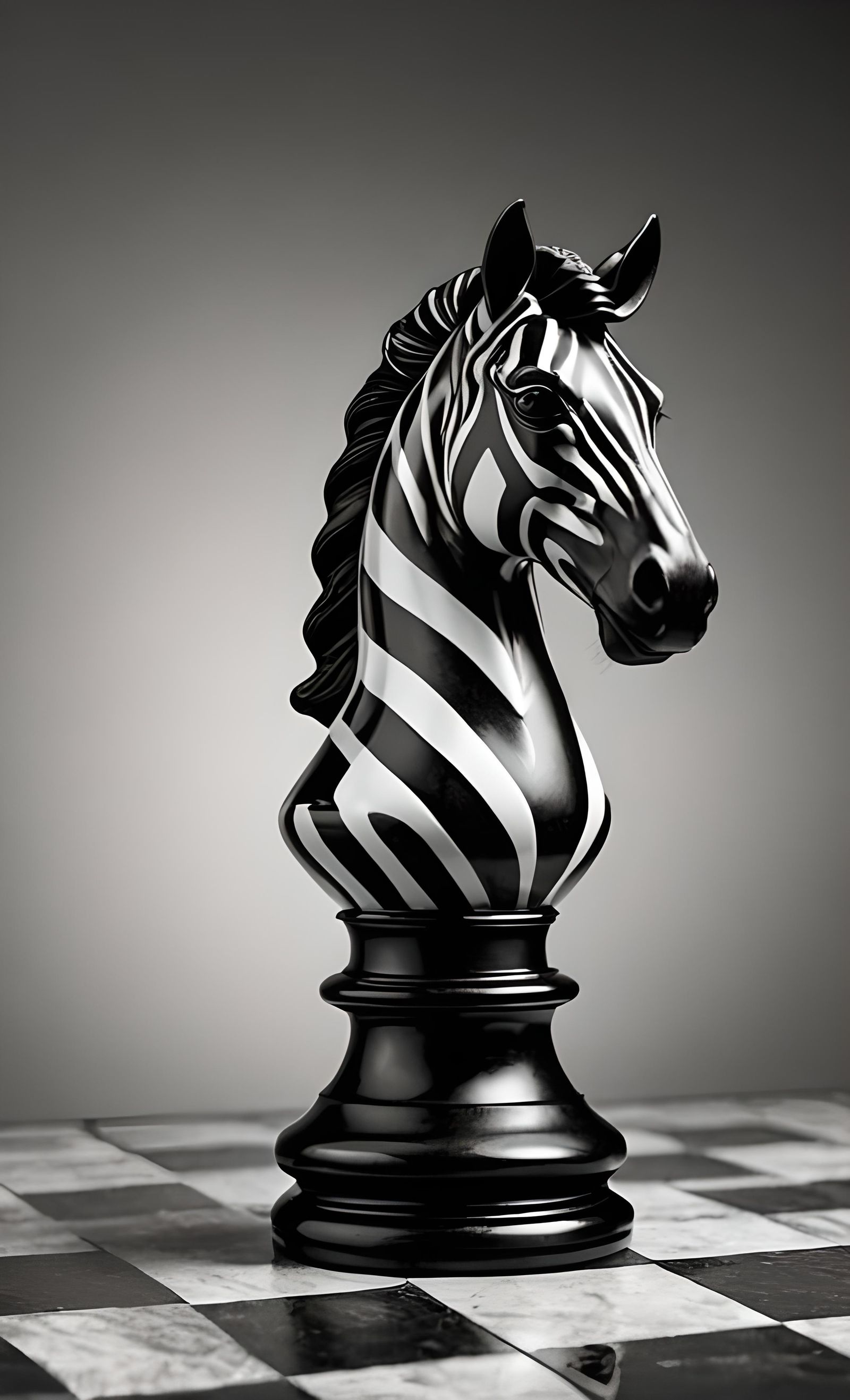 confused zebra knight