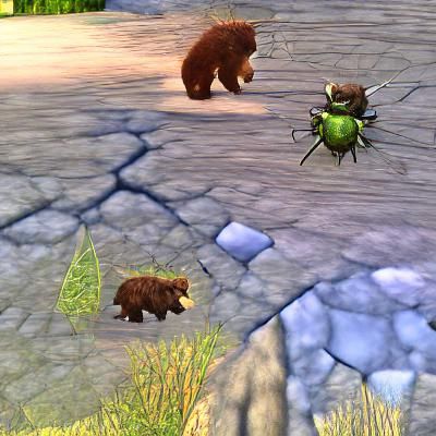 Menacing Bugbear Creature from Fantasy Folklore