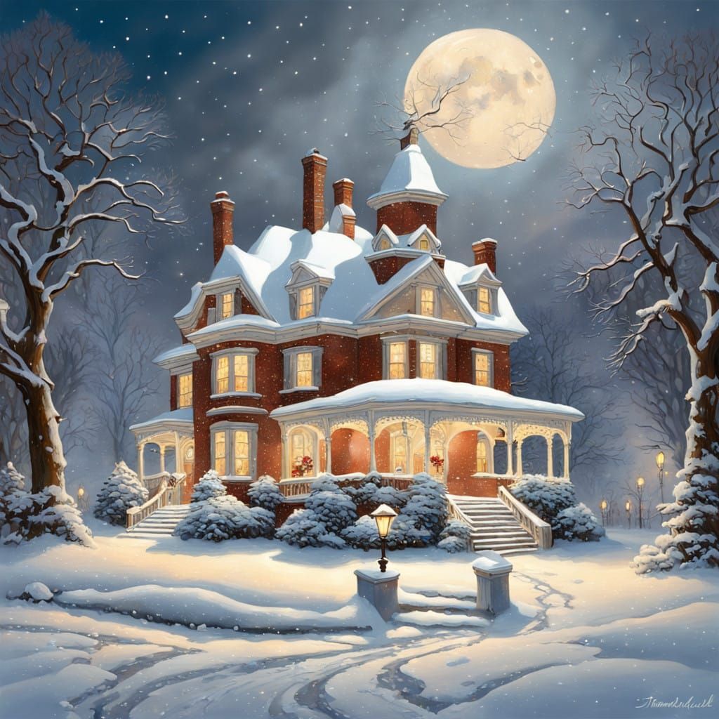 Magical Christmas Eve Serenade Under Snowy Skies