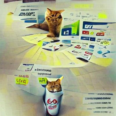 AI Cat Image Based on Simple Prompt