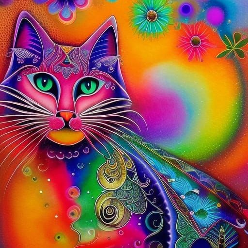Cat painting