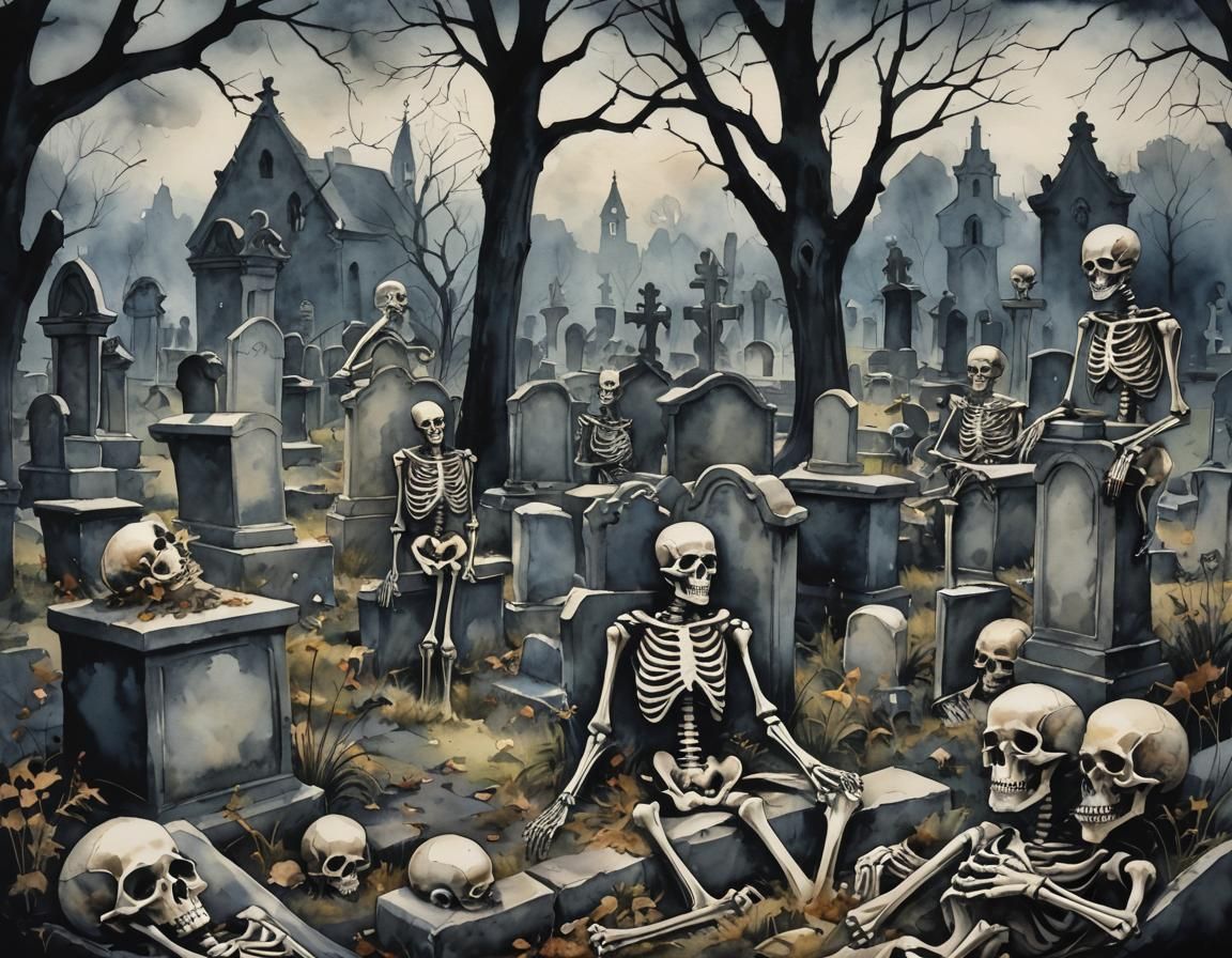 SKELETONS & BONES - In A Graveyard