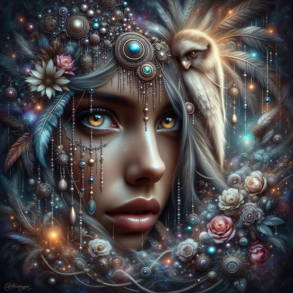 <lora:FiosMysticAura:1.0> Breathtaking moody female figure