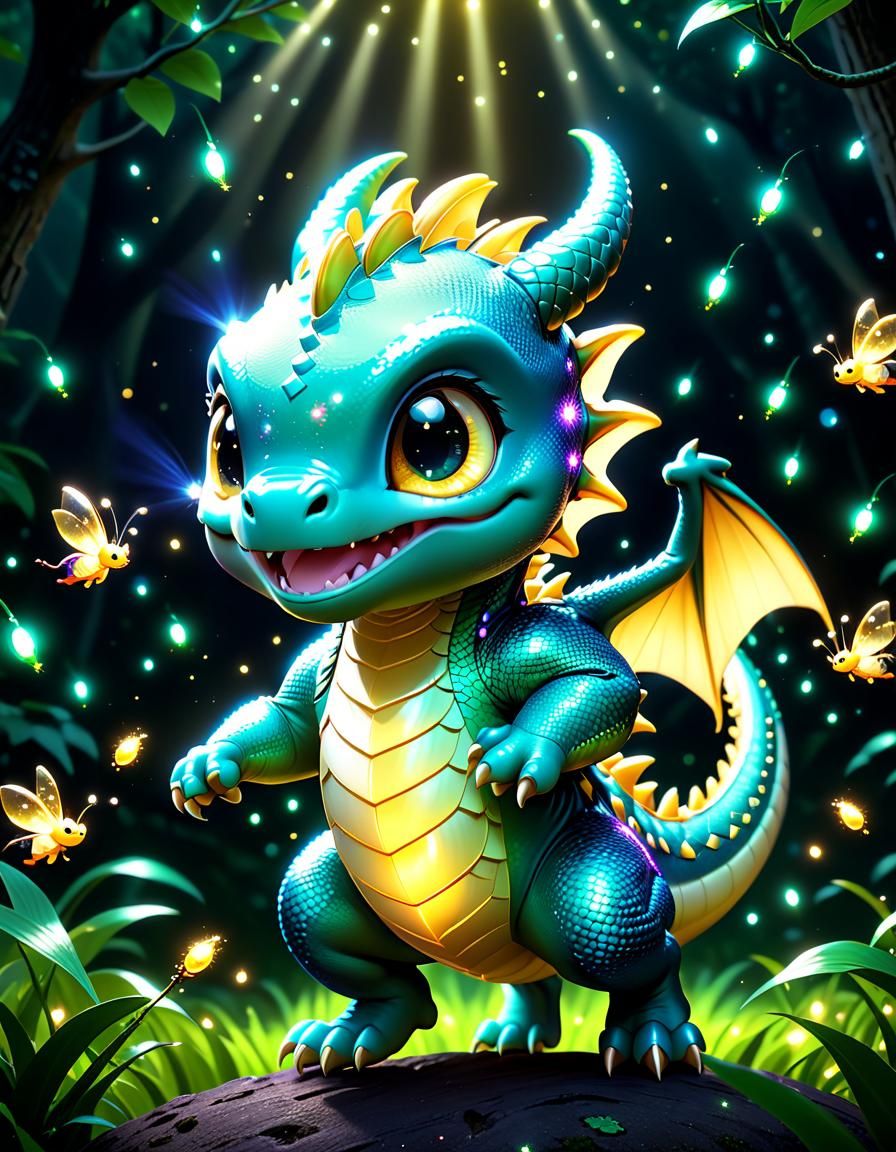 Fireflies Dragon