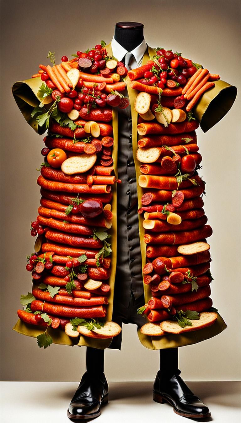 Chorizo Couture: Edible Fashion Statement