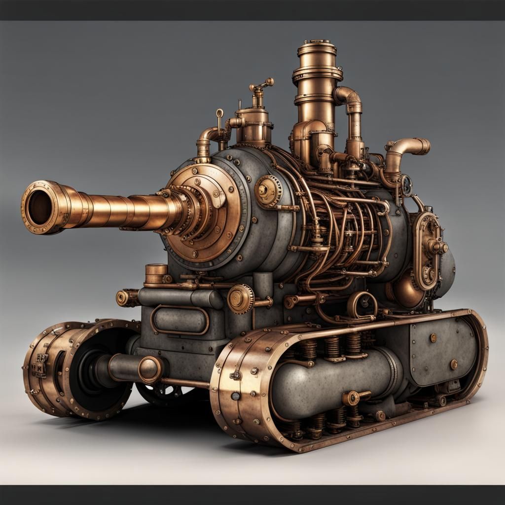 Steampunk Tank Engine