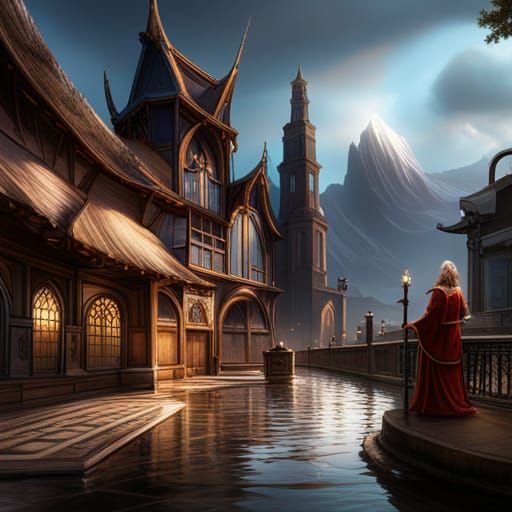 Ascended Master St Germain in Detailed Fantasy Art