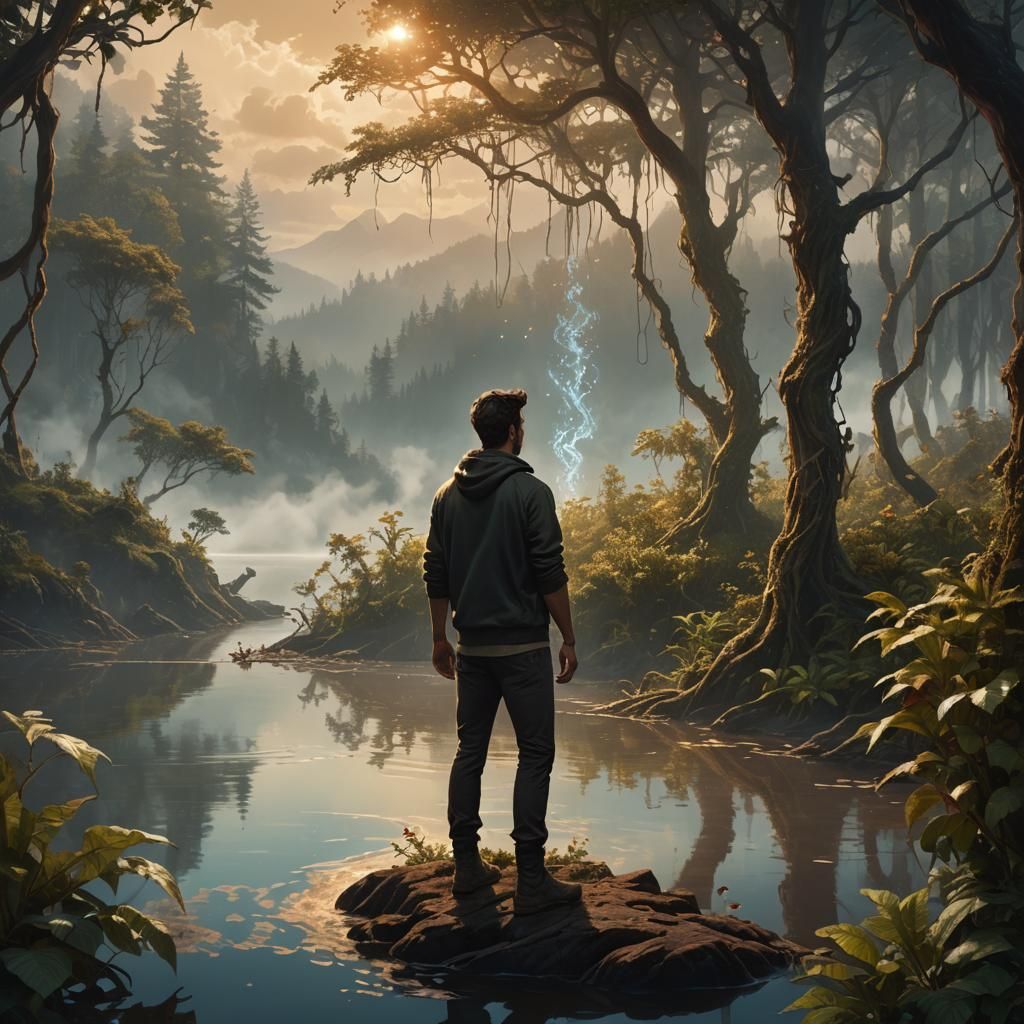 Coffee Lake Fantasy Art in Unreal Engine 5