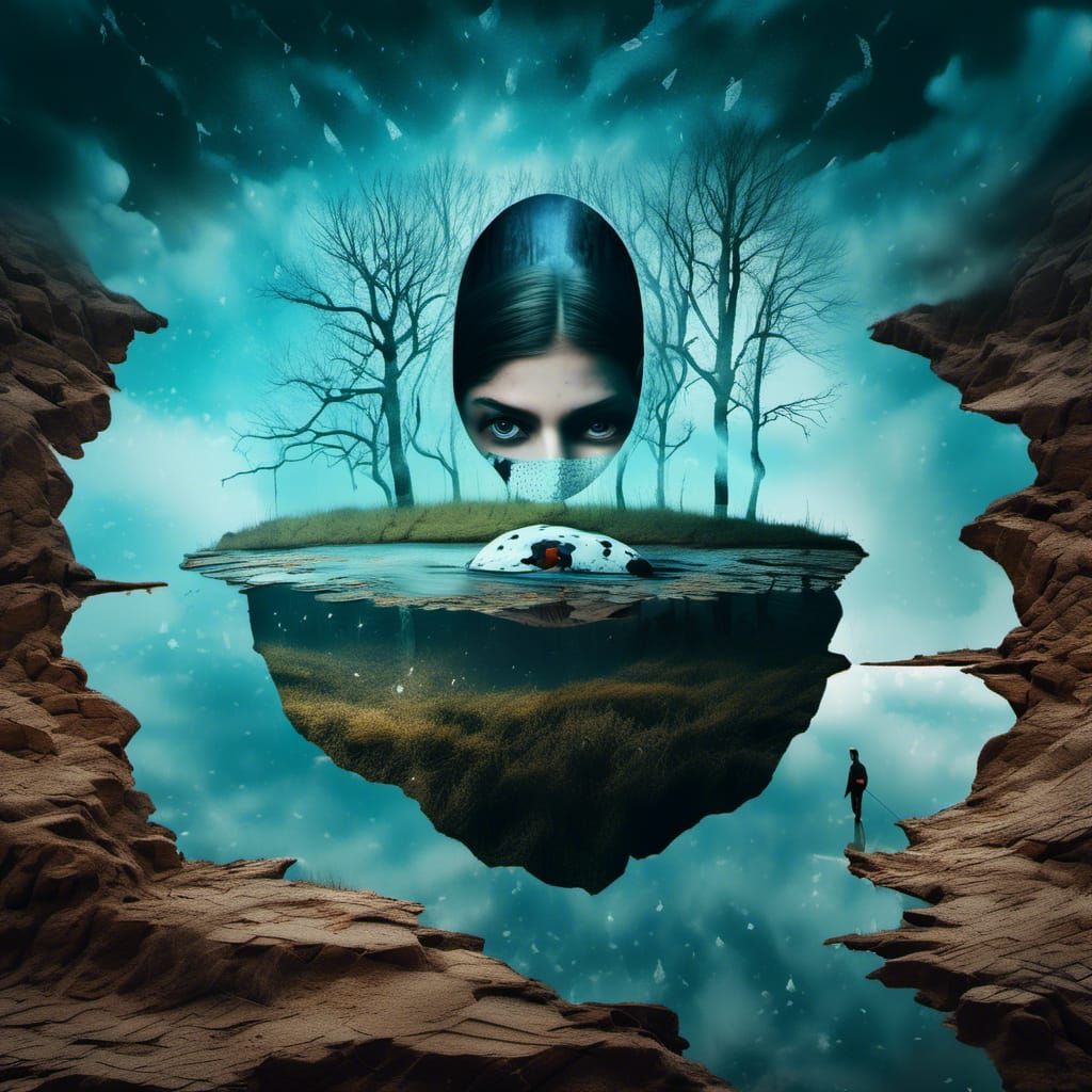 Peeking into another dimension