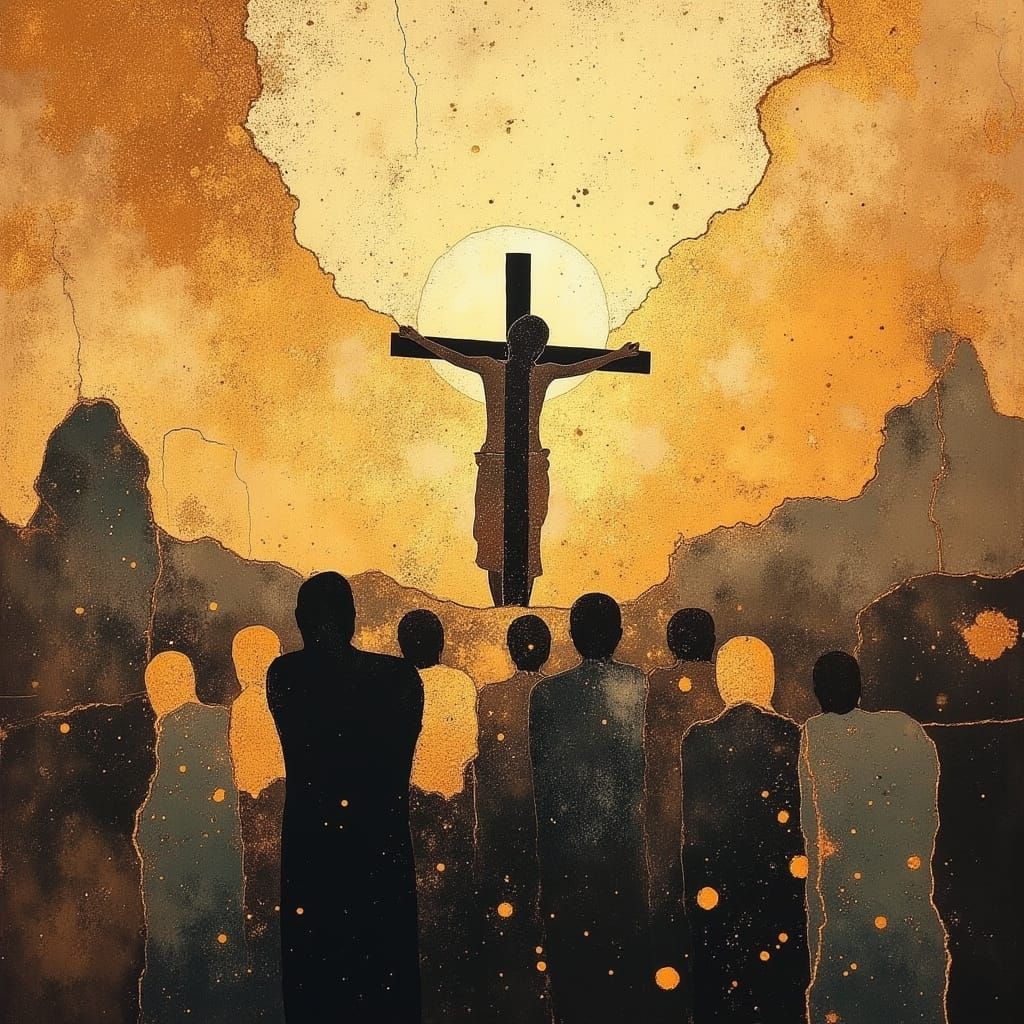 Jesus Carrying the Cross: A Divine Scene