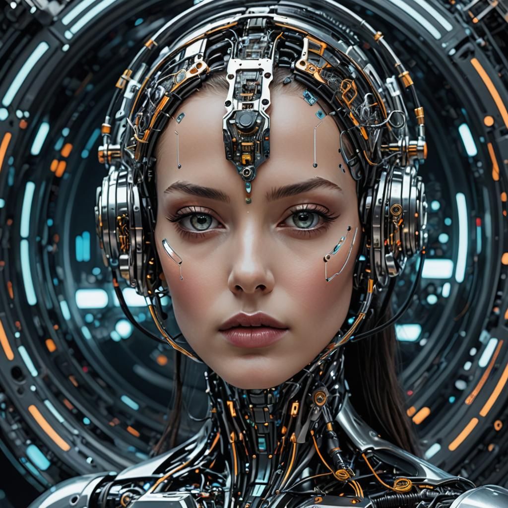 Futuristic Digital Art: Abstract AI Visions