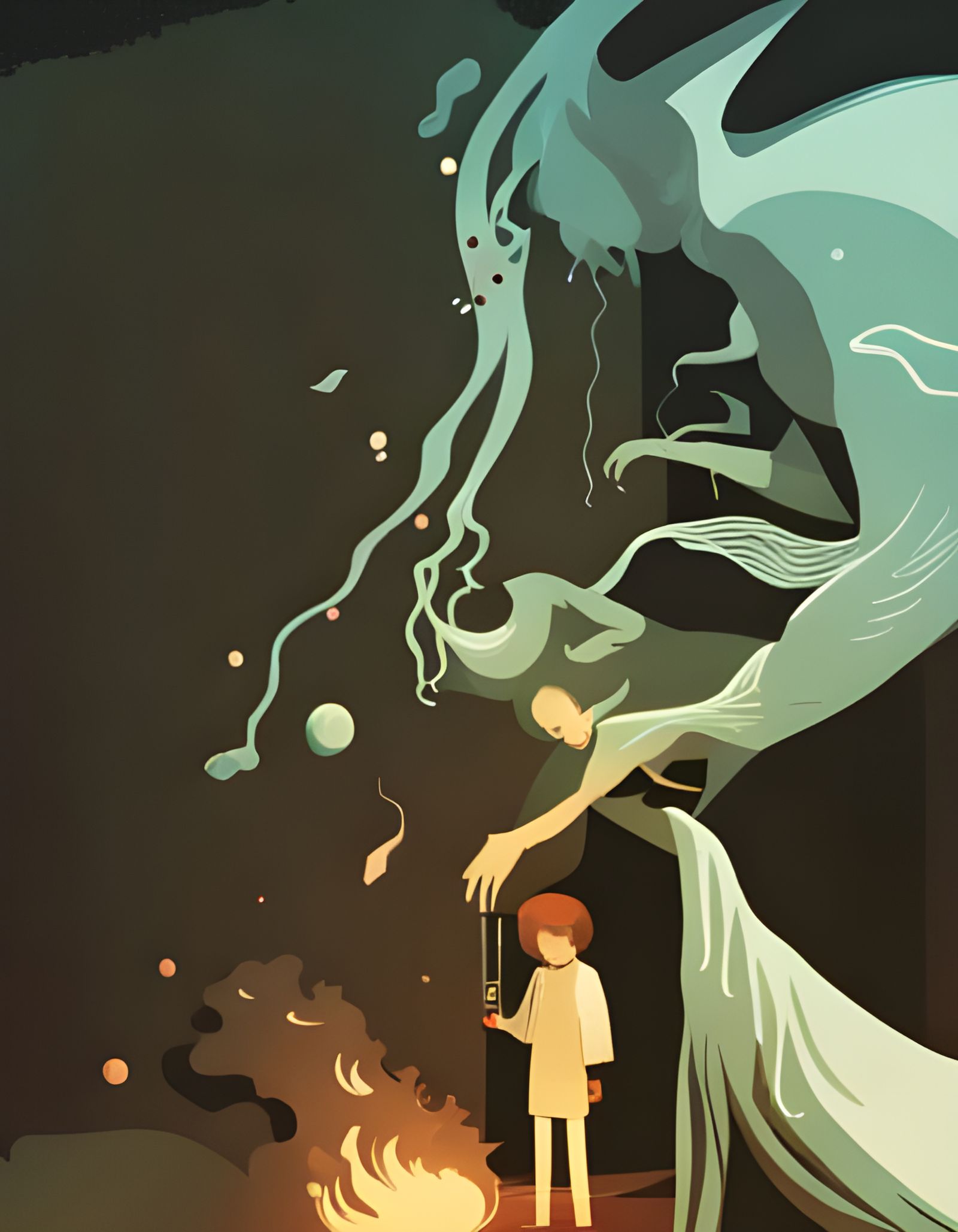 Phobiaphobia: Elemental Fear Spirits in Composite Art