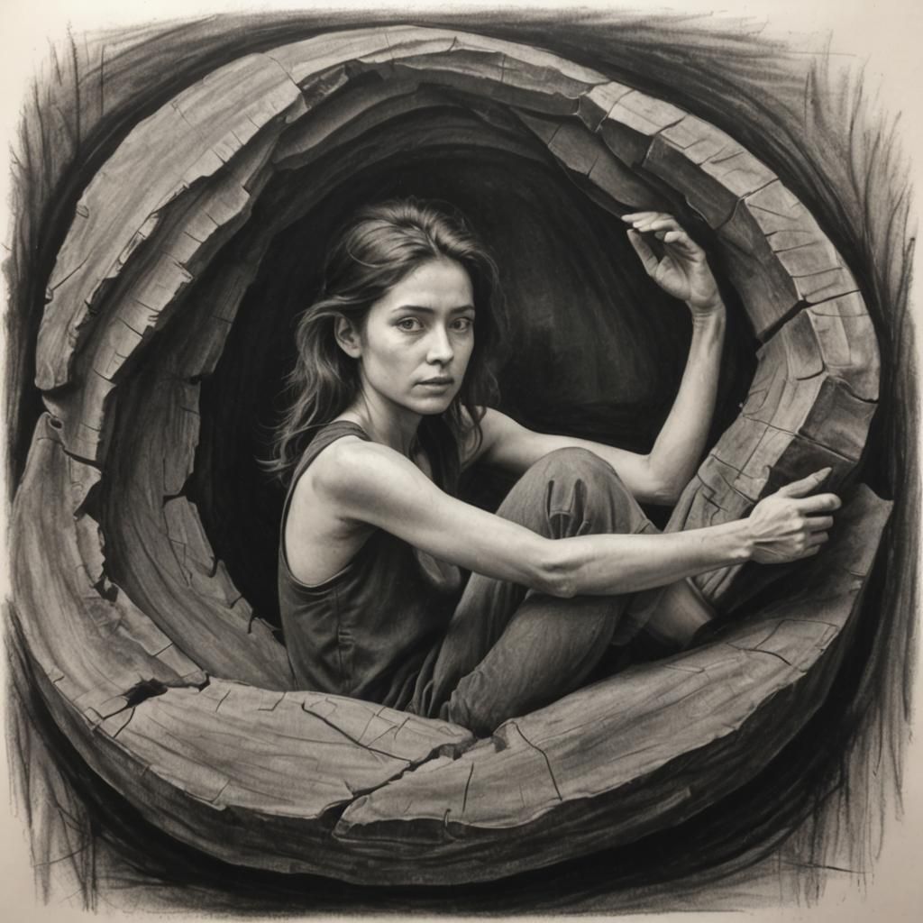 Simple Charcoal Drawing