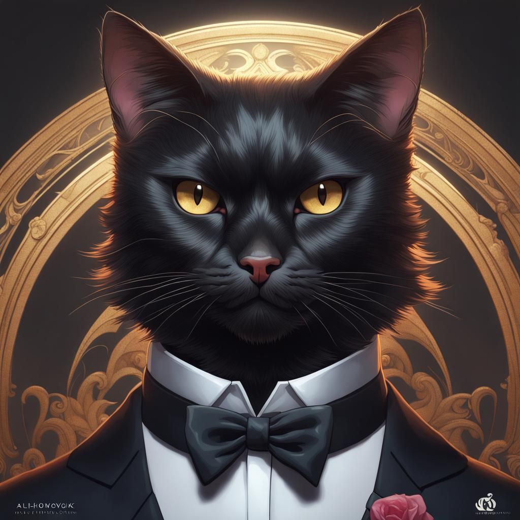 Cat In Tuxedo