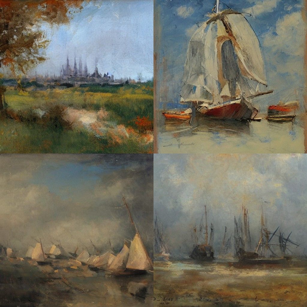 Abstract Geometric Composition in Minimalist Style