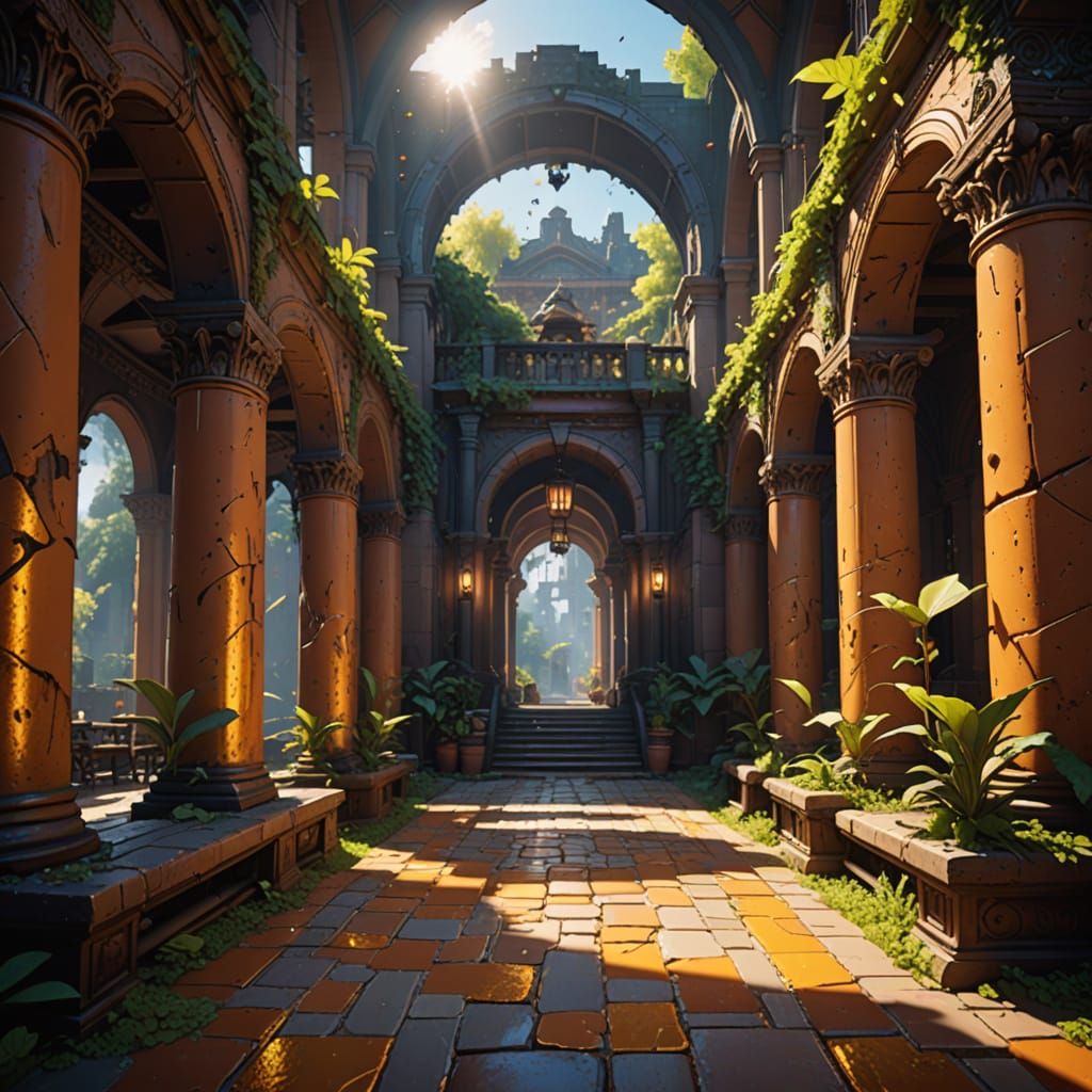 Bird's Eye View of a Mystical Shade Gallery