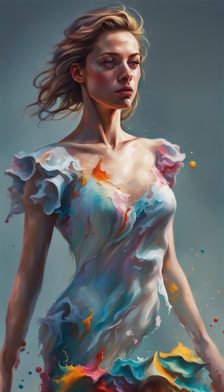 claire castel in tiny dress