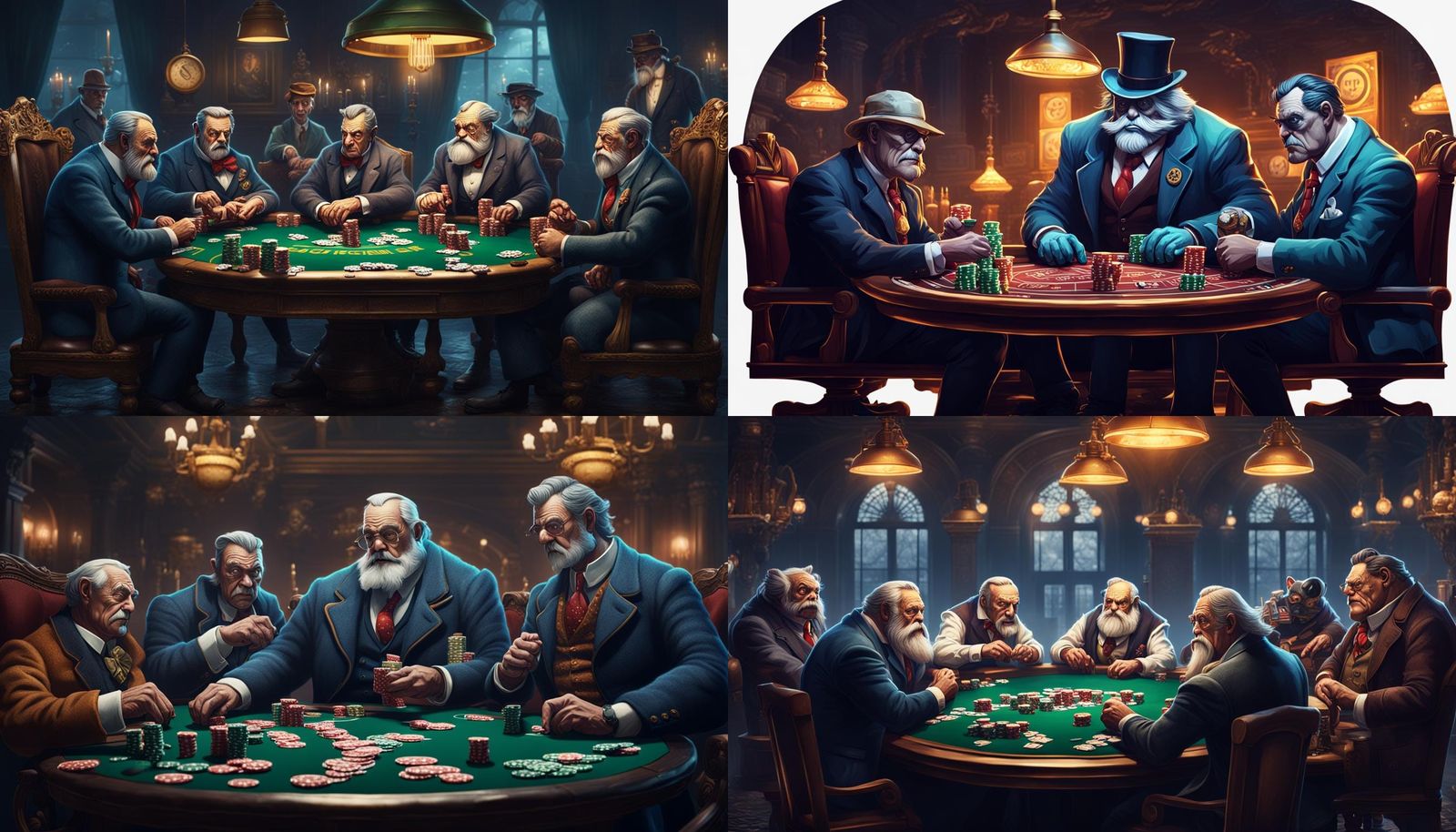 Grumpy Bankers Poker Game: Bitcoin Conspiracy, Detailed Matt...