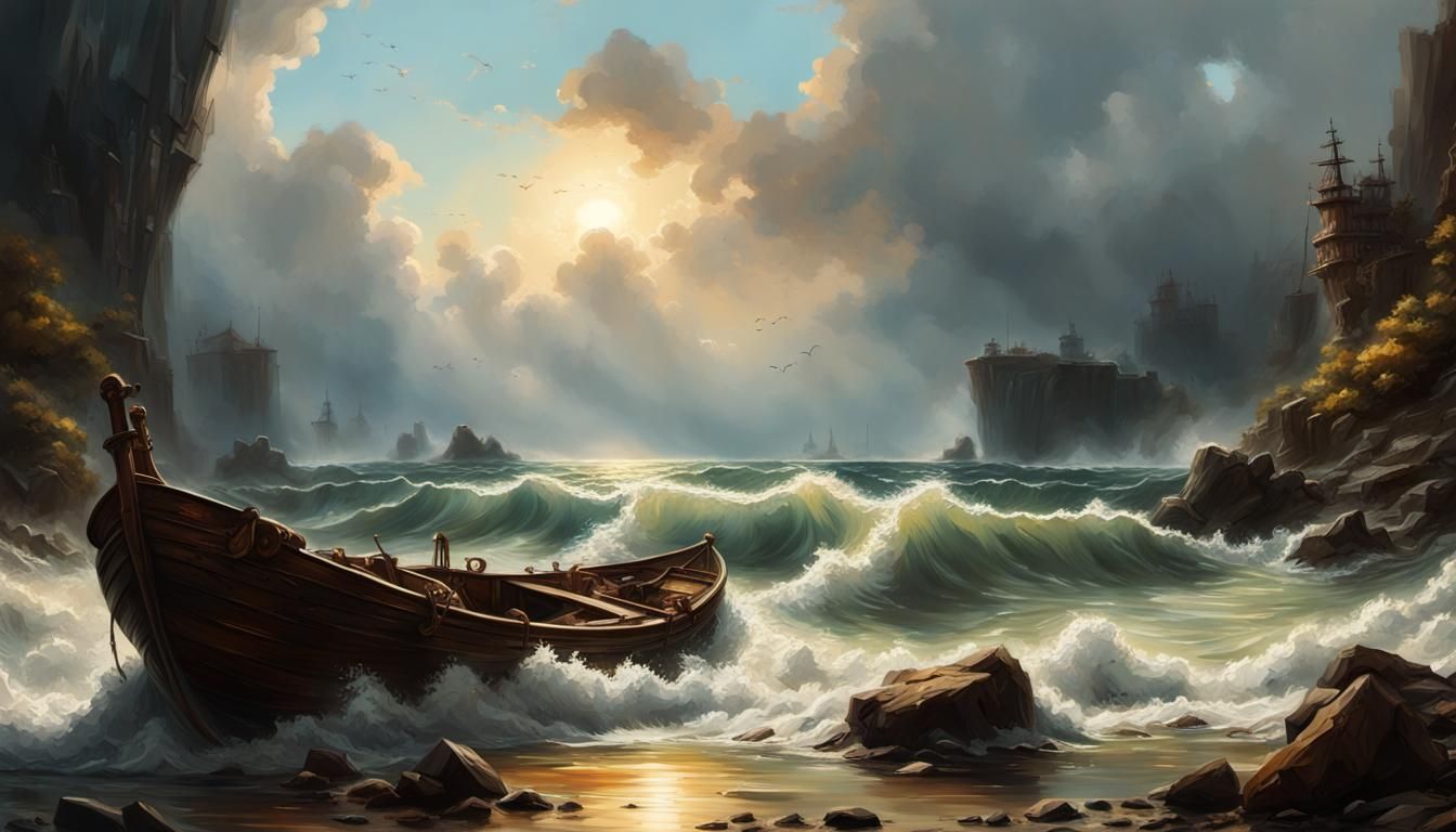Dramatic Portrait in 19th Century Realism Style