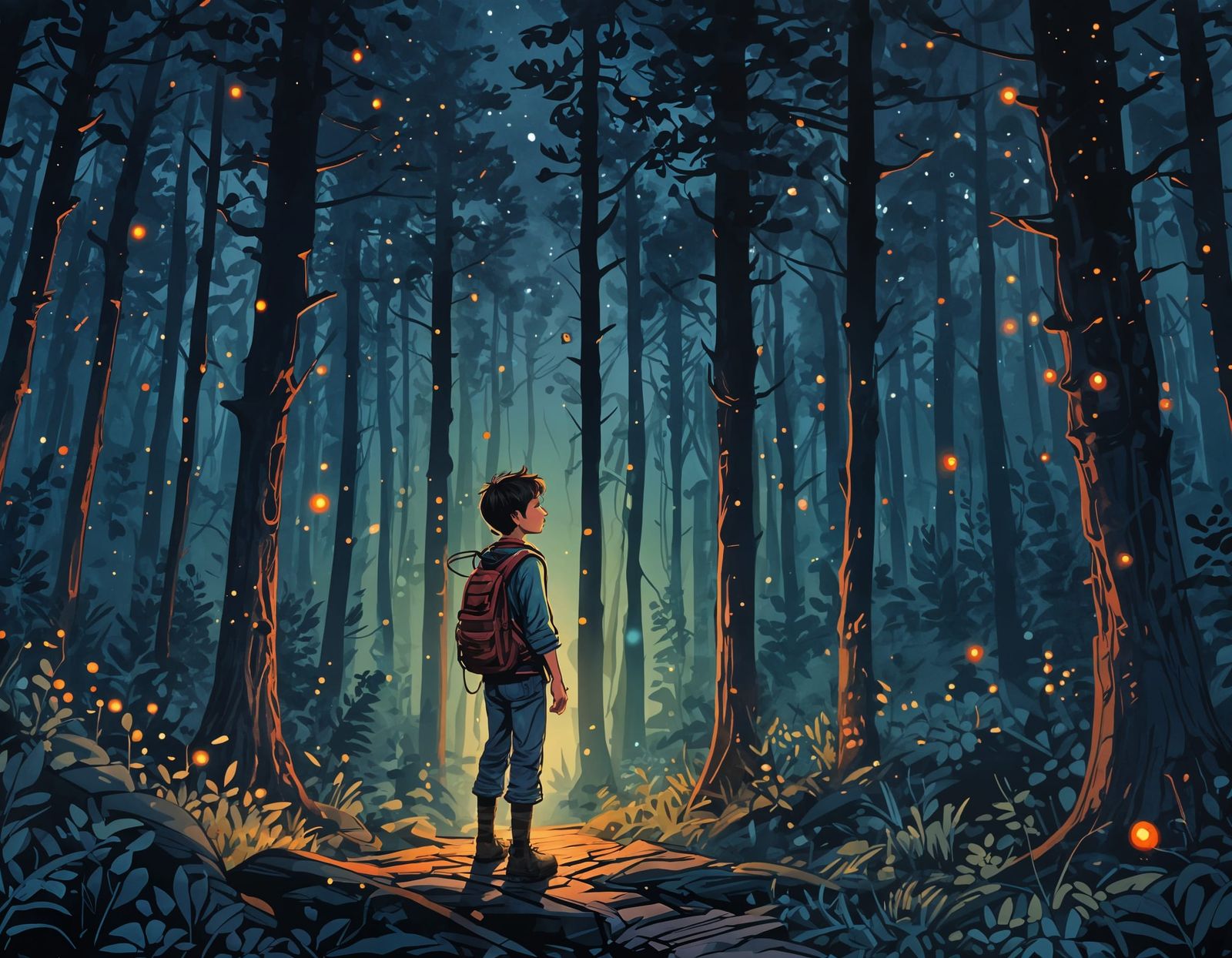 Vintage Illustration of Incredible Worlds