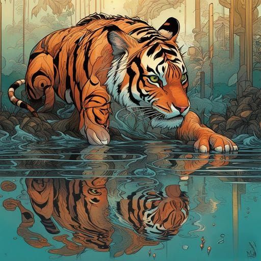 Majestic Tiger Portrait