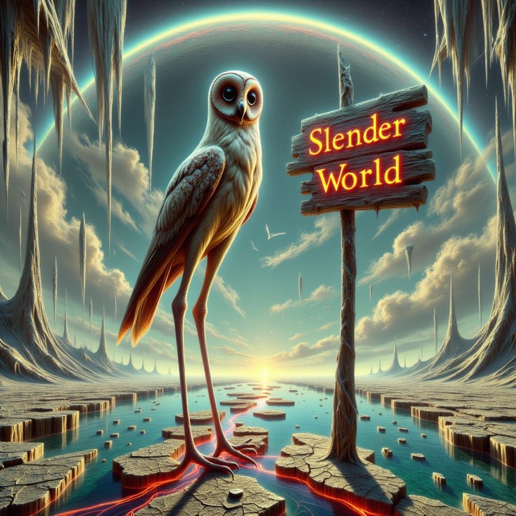 Flux LoRA -Slender World-