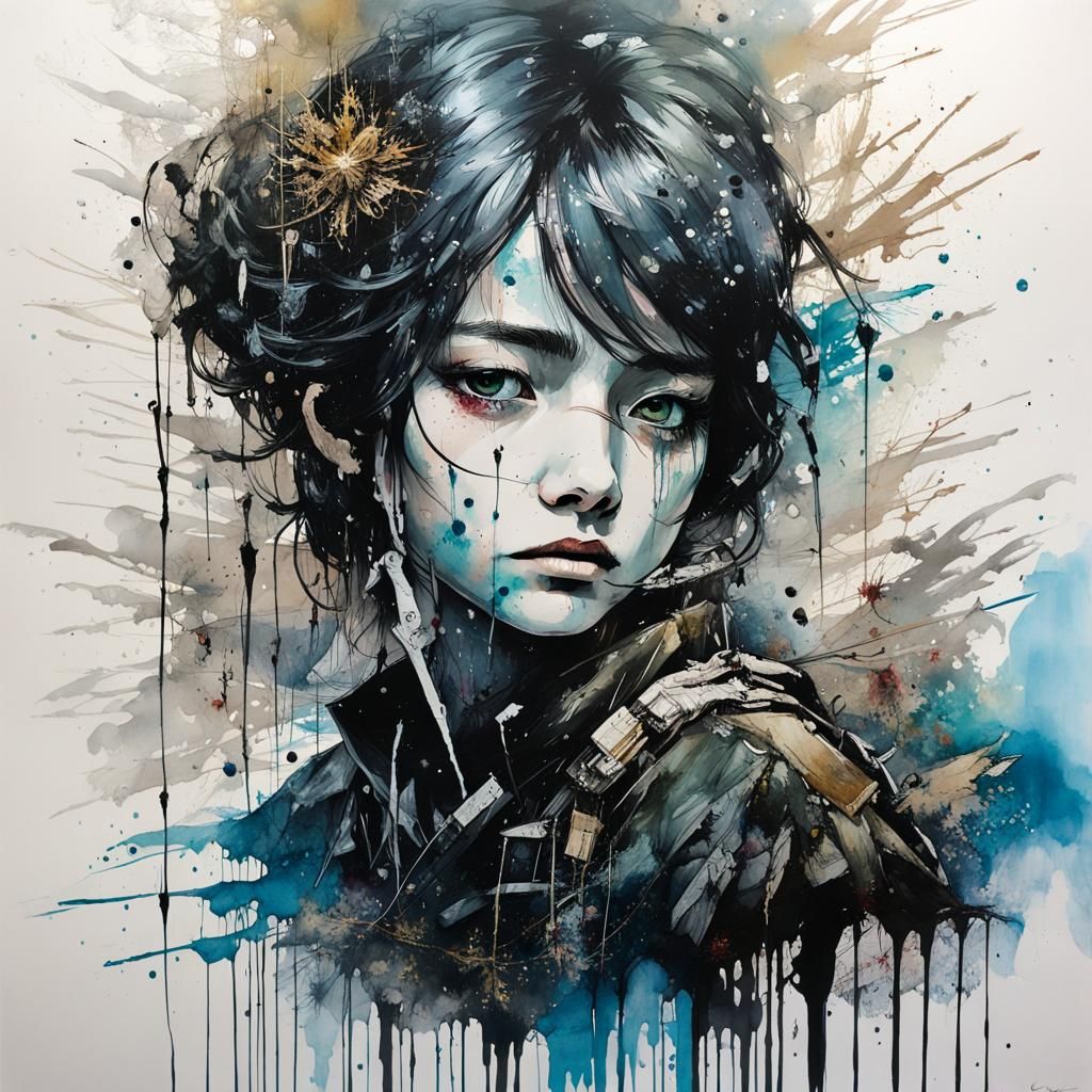 Dark Whimsical Fantasy Illustration with Astral Starlight