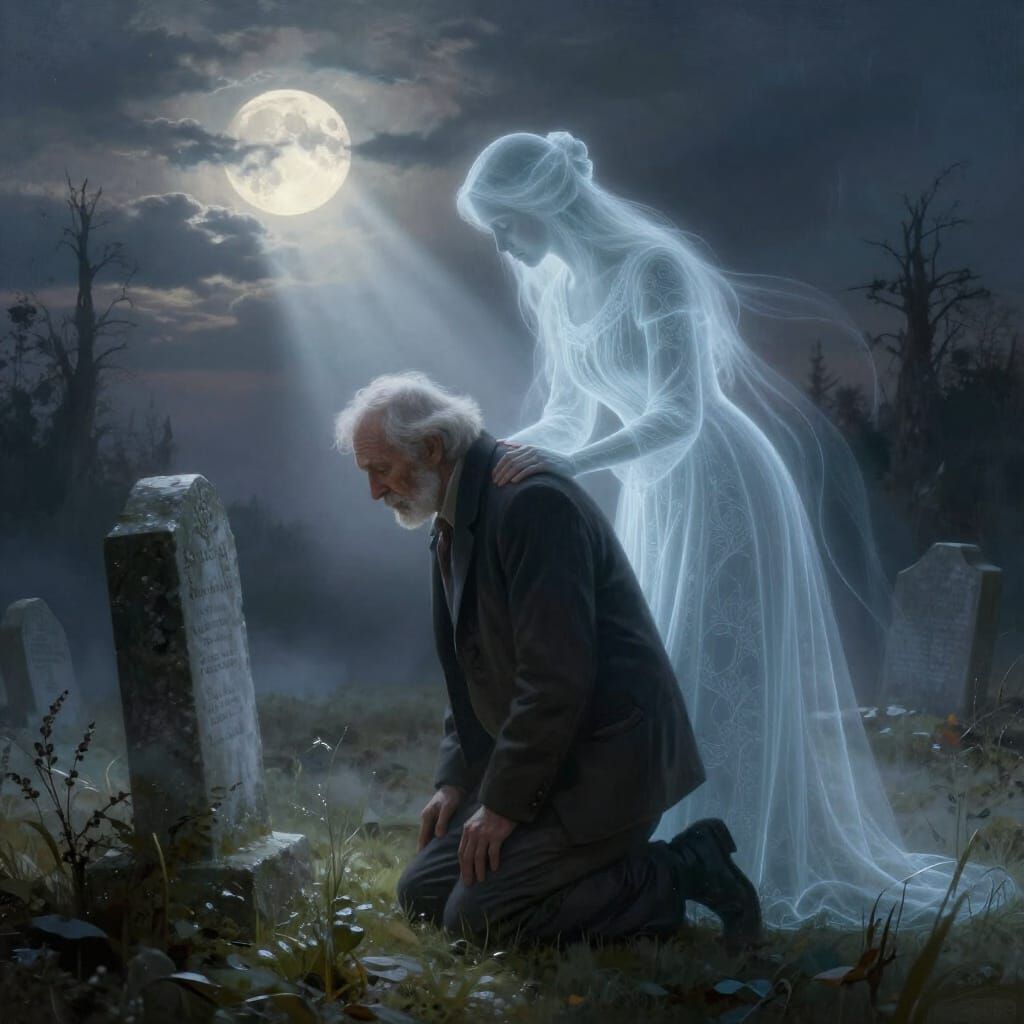 Grieving Man Visited by Spirit Wife at Twilight