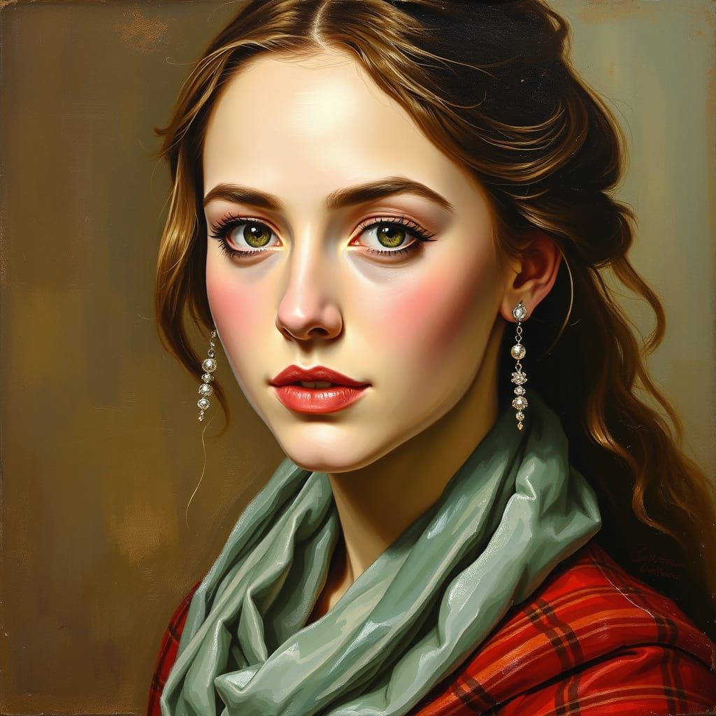 Oil Painting Portrait of a Woman
