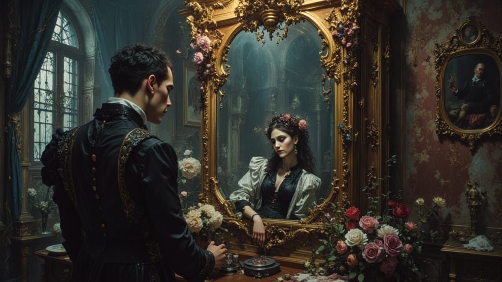 Horror Mirror Cabinet Concept Art