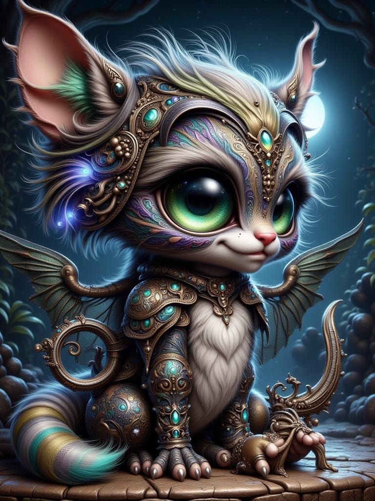 Whimsical Gothic Laboratory with Bohemian Elements