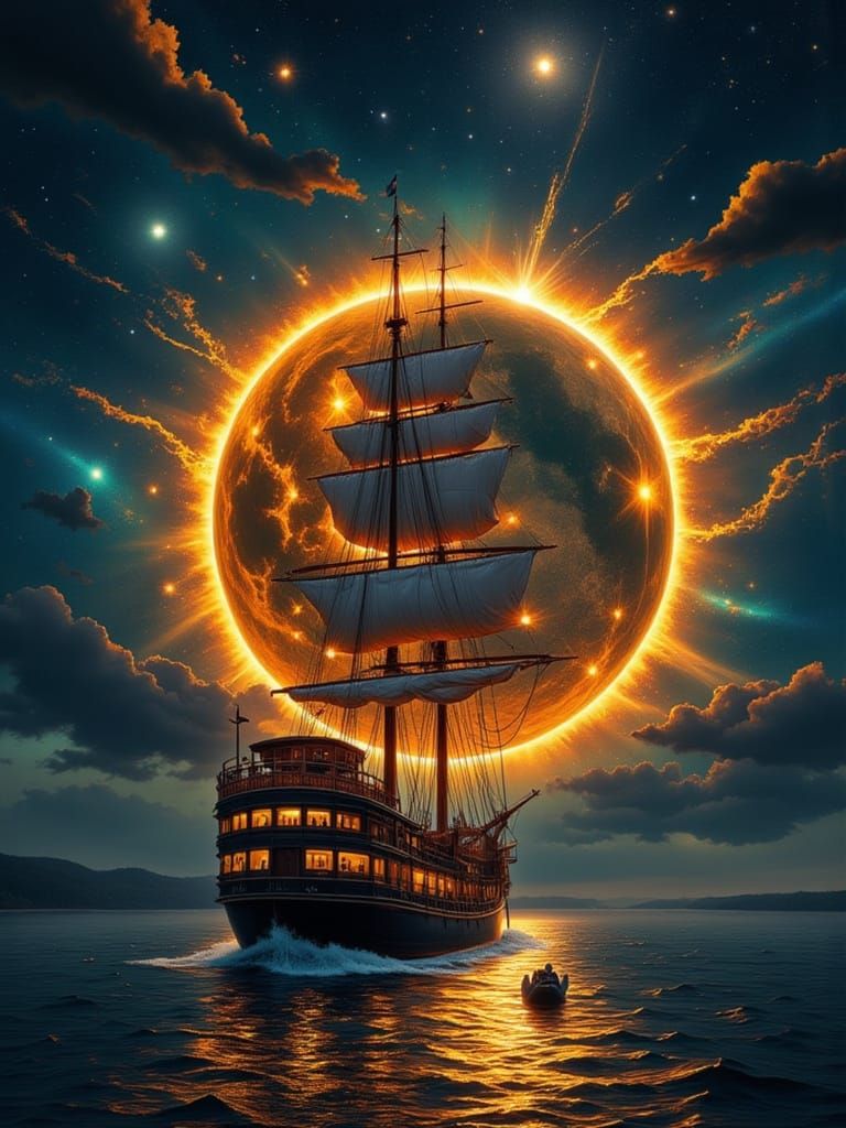 Coppery Solar Sail Beauty