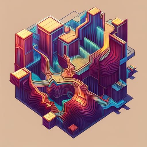 Team OSL T-Shirt Design: Abstract Vector Fractal