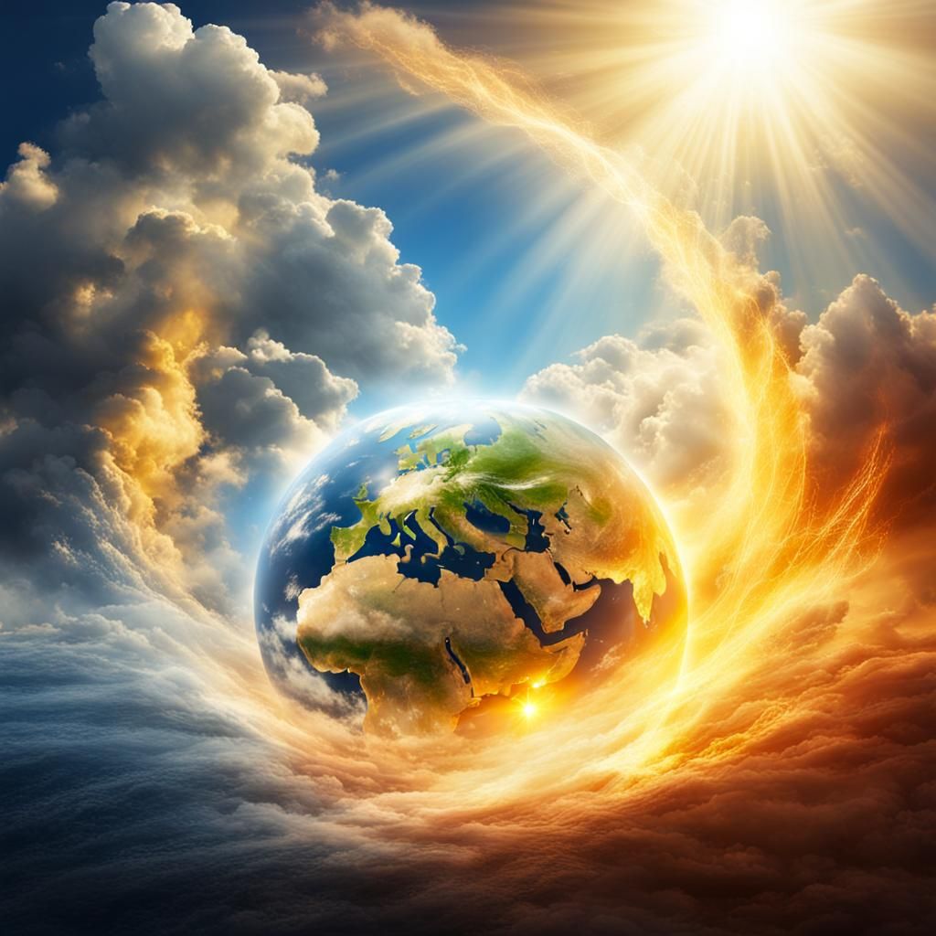 Elemental Harmony: Fire, Water, Earth, Wind