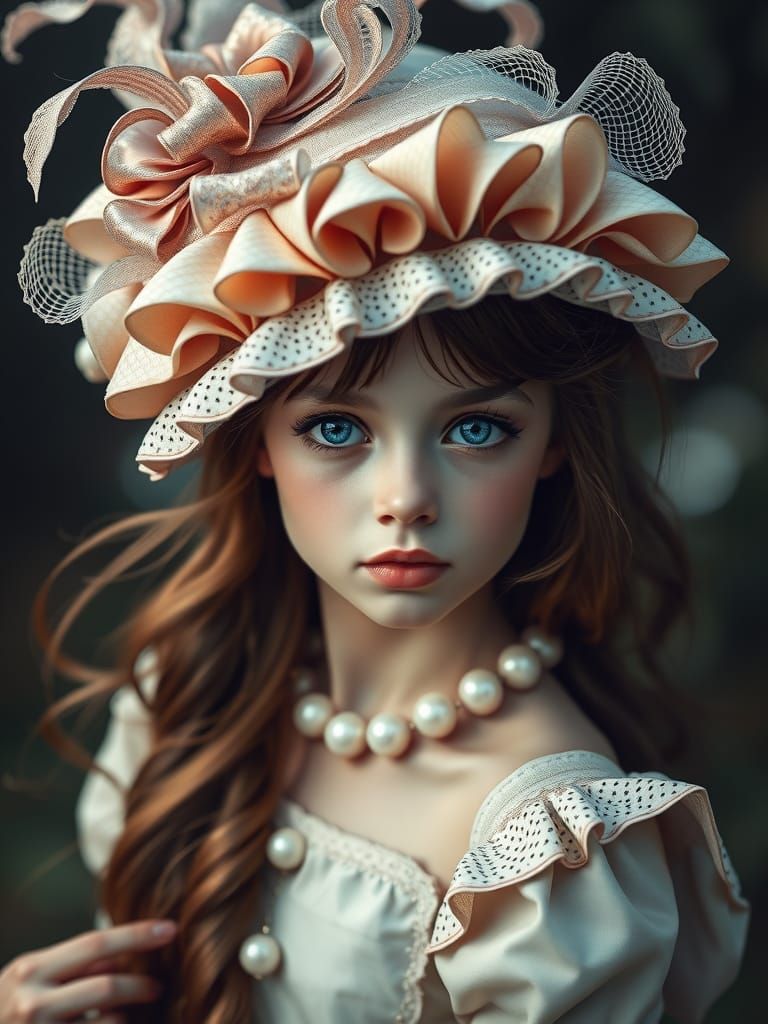 Haute Couture Alice in Wonderland Portrait