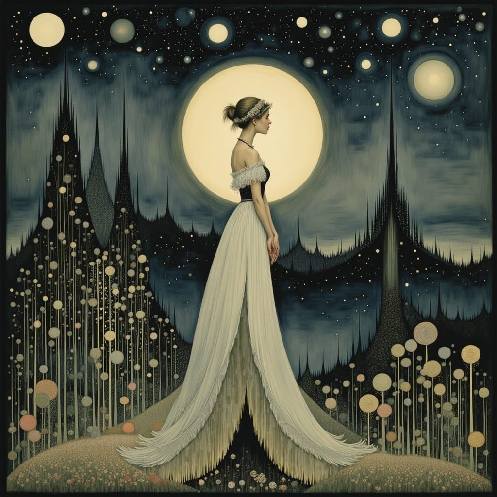 Ethereal Moonlit Whispers in Enchanted Style
